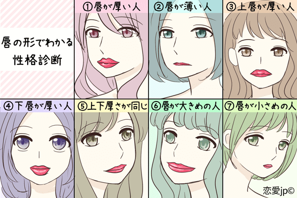 唇の厚い人は”情熱的”？ホントのあなたが分かる「唇診断」7パターン