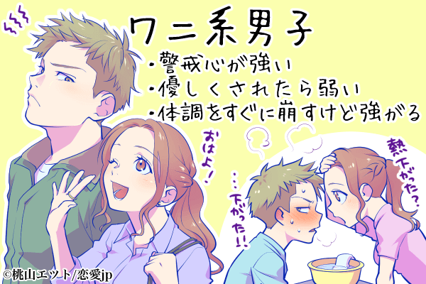 凶暴そうに見えて怖がり？実はキュートな「ワニ系男子」の特徴4つ