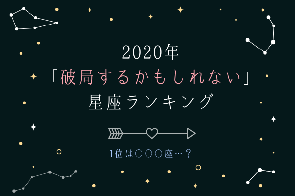 【閲覧注意】今年「彼と別れるかもしれない」星座ランキング！第1位は…！？