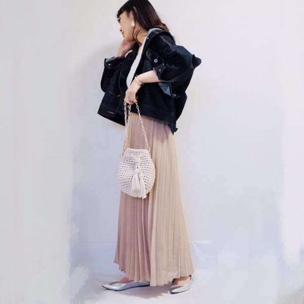 春～夏に大活躍♡【GU】の「プリーツスカート」がコーデに万能すぎ！