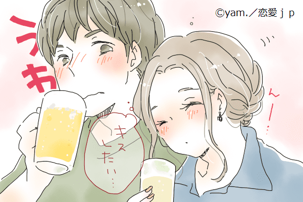 もうガマンできない…！♡男性が思わず「キス」したくなる時って？