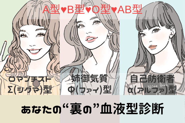 血液型に「ウラ」があるって知ってた？あなたの“本当の”血液型診断！