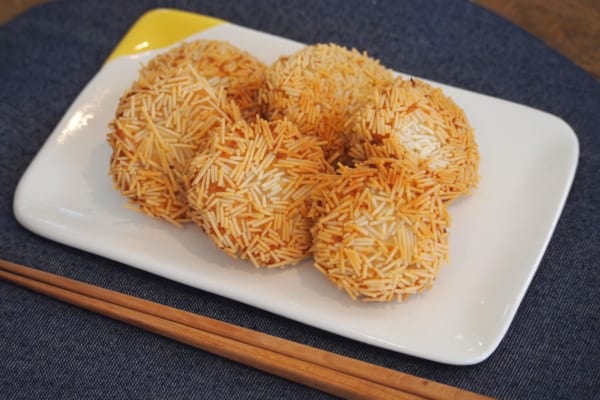 これ実は「アレ」なんです！「鶏つくねの素麺衣揚げ」の作り方！