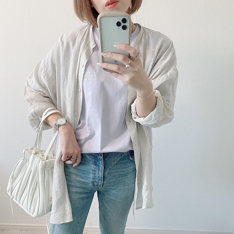 春から夏まで完全制覇♡今すぐマネしたい「シャツの着まわし術」