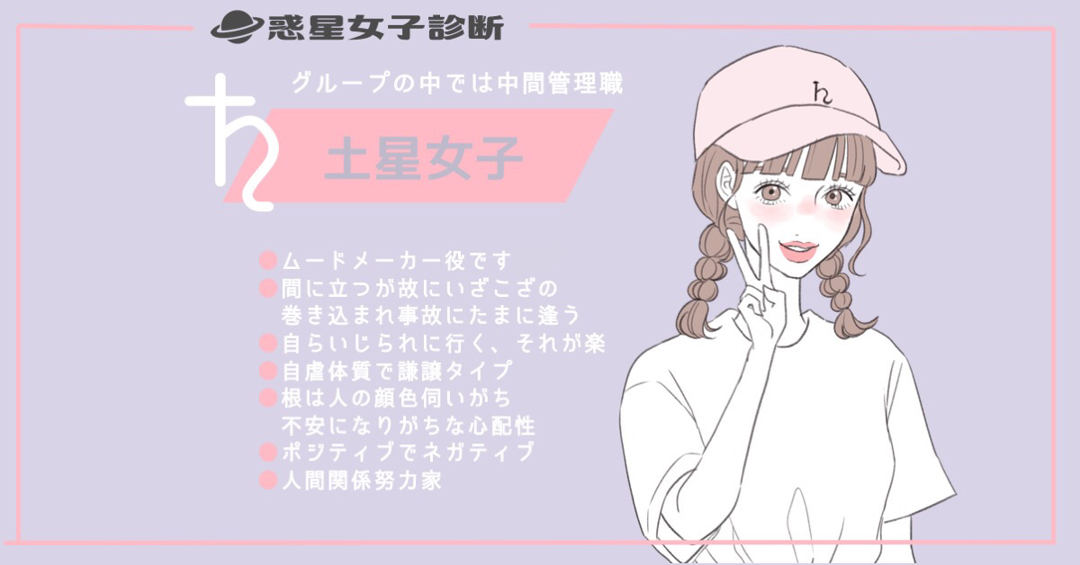 あなたはグループでどのタイプ？『惑星女子診断』