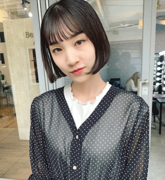 顔まわりが明るく見える！真似したい「最新ボブヘアー」