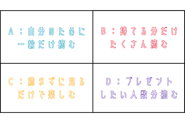 【ウラ性格診断】花畑に行ったら？