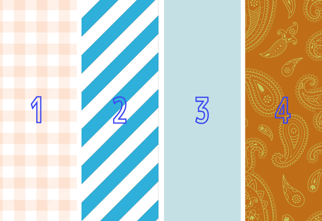 【深層心理テスト】アナタの好きな模様はどれ？