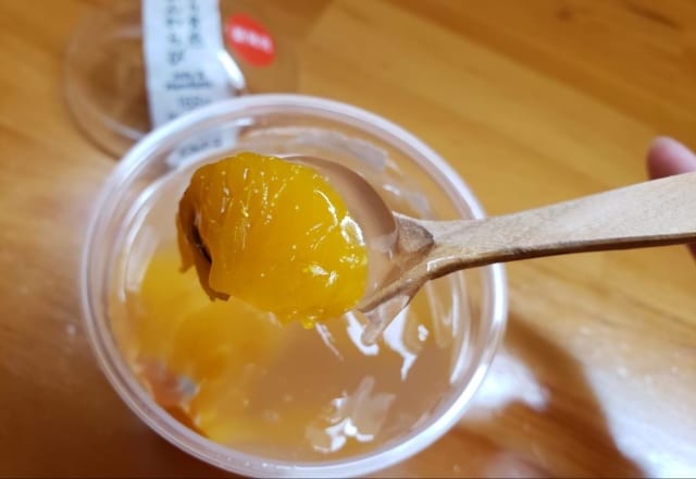 食感が最高【セブン】「みかんわらび」スイーツ！