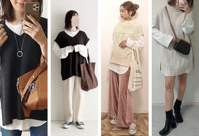 超万能！今流行りの「ニットベスト」の可愛い着こなしコーデ4選