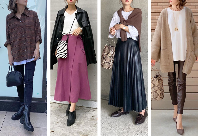 今年キテる！「レザーアイテム」を取り入れたトレンドコーデ4選