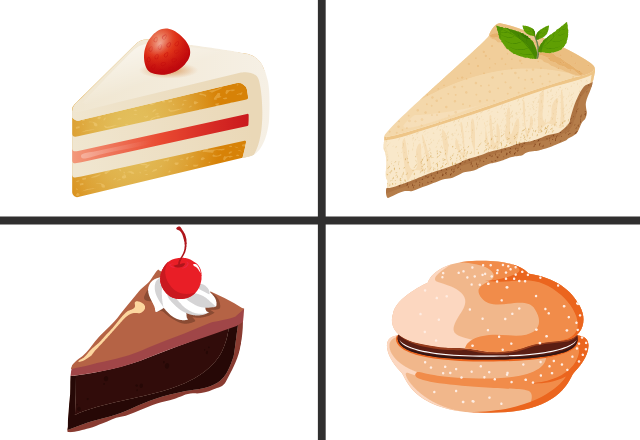 【恋愛心理テスト】食べたいスイーツはどれ？本当に付き合うべき人がわかる