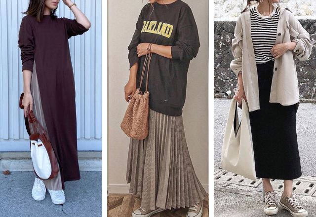 【低身長さん向け】身長高見えする「スカートコーデ」3選
