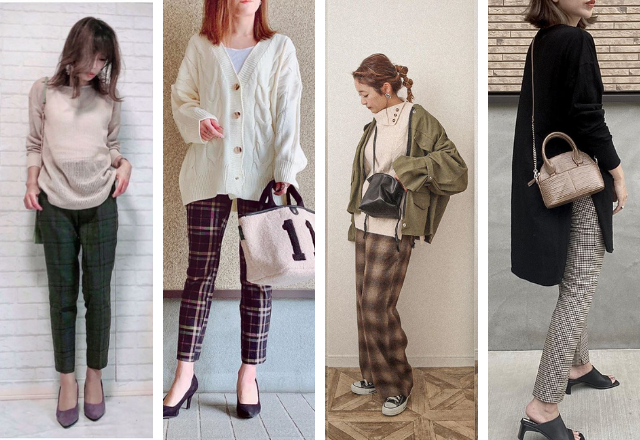 お洒落さんはみんな持ってる！「チェックパンツ」で大人可愛いコーデ完成♡