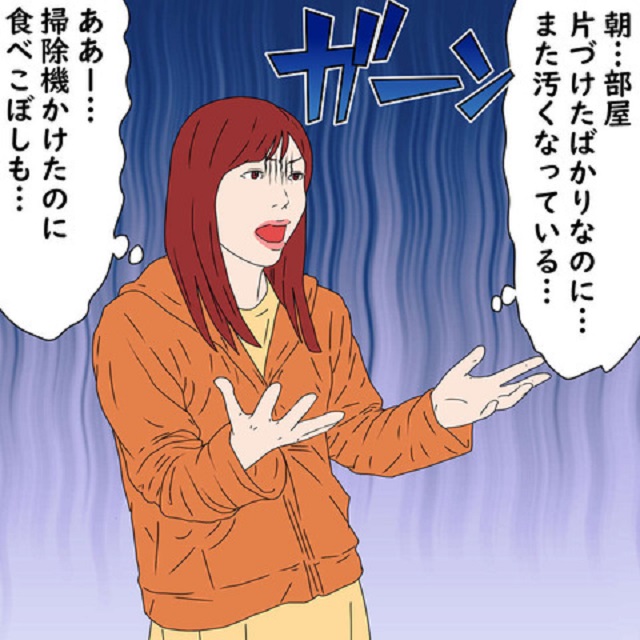 「せっかく片づけたのに…！」育児ストレスからついお菓子に手が伸びて…【夫が育児の最大のストレスだった話】＜第2話＞