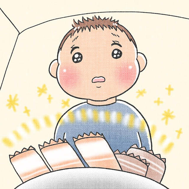 【人見知りの息子が友達の家でお菓子を見つけて…】控えめすぎるおねだりに反響「キュン」「可愛すぎる」