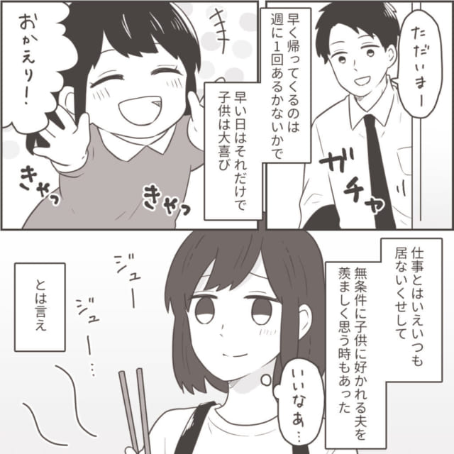 夫の帰宅は毎日遅く…