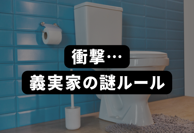 【節約のため、トイレの水は1回使用しただけでは流さなくて…】ちょっと勘弁してほしい…＜義実家の謎ルールSP＞