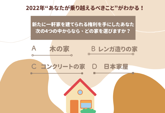 【心理テスト】直感で選んで！2022年“あなたが乗り越えるべきこと”とは