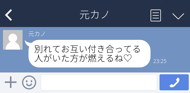 彼「別れてお互い付き合っている人がいた方が燃えるね♡」“元カノは嫌い”って言ってなかった…？【最低な浮気バレLINE】