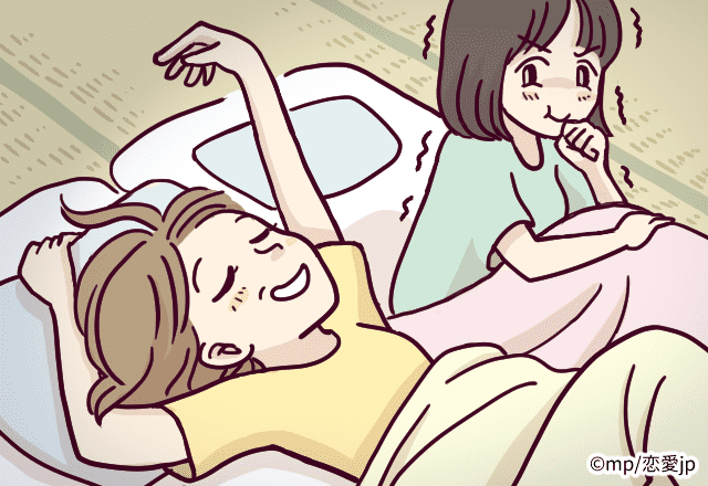 「申し訳ございません…」一緒に旅行中の女友達が、真っ暗な部屋で誰かと電話…！？→友人は爆睡中で寝言と判明！