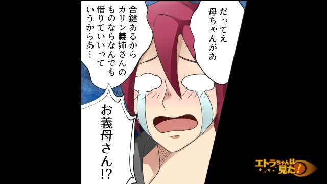 「車ぶつけちまった～！」金目の物が消えることに悩む私。ある日愛車が消えて…→義弟から衝撃の電話「合鍵あるからなんでも使っていいって」＜スカッと漫画＞