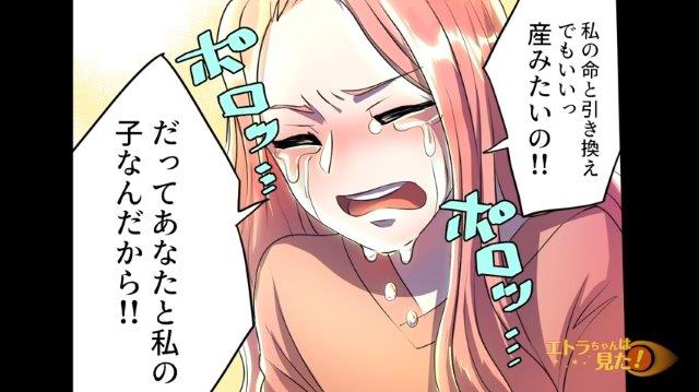 「私の命と引き換えでも…」医師の話を聞き、子どもを諦めようとした俺。すると妻は泣きながら“あるお願い”を…【偶然の出会いから始まった奇跡＃8】