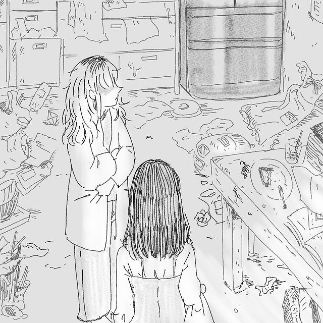 『ゴミ屋敷状態…』つわりがひどい幼馴染を手伝い、家に入ると→ひどい光景に絶句